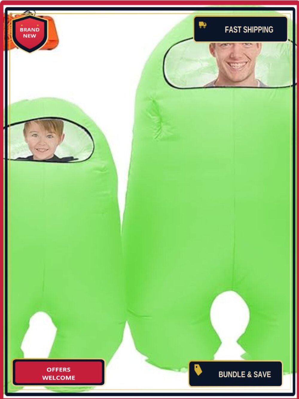 Adult Inflatable Astronaut Costume Full Body Suit Halloween Cosplay